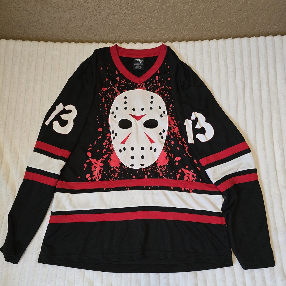 Friday the 13th Red and Black Jersey